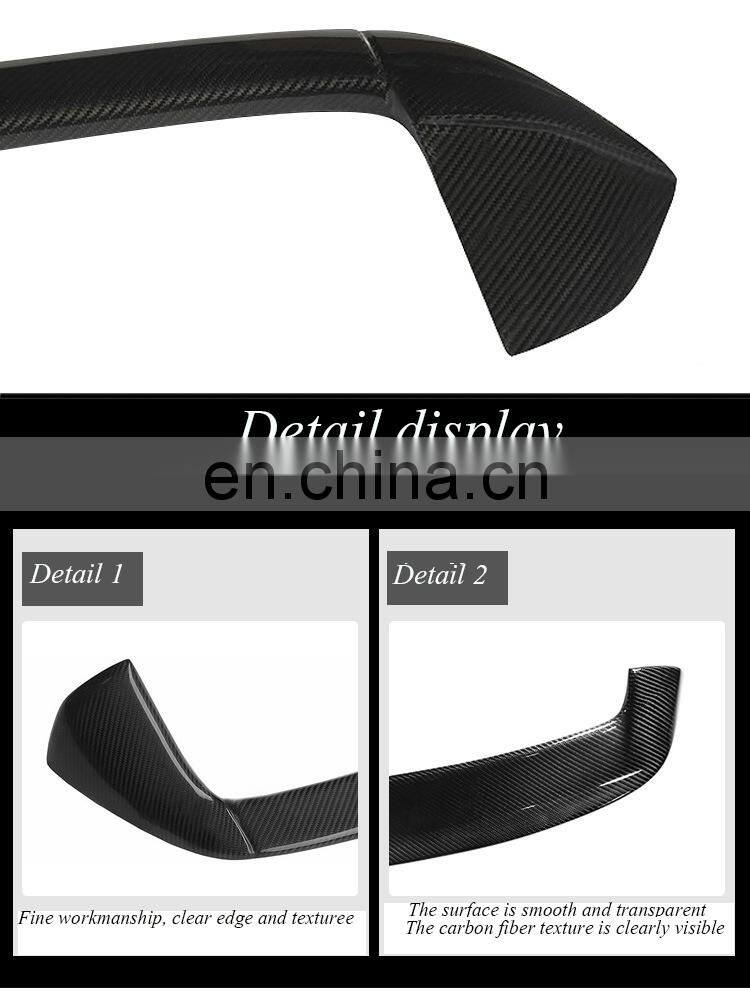 Runde New arrival Pretty 3D Style Auto Carbon Fiber Material rear Spoiler for 2012-2014 BMW 1Series F20 Spoiler