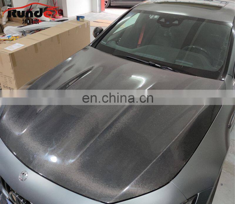 RUNDE Fashionable Design OEM New Carbon Fiber Bonnet Engine Hood For Mercedes-Benz AMG GT43 GT63S