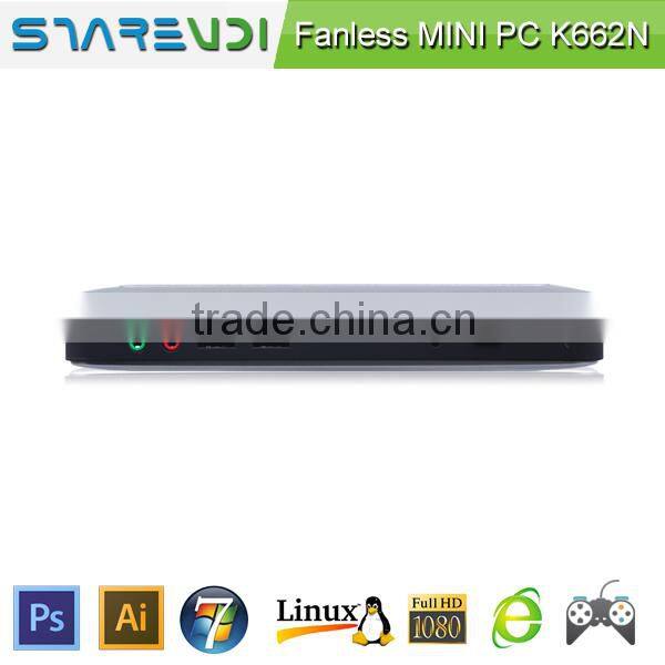 sharevdi fanless mini pc low power 10w intel bay trail J1900 quad core 2.0-2.41Ghz 2GB RAM 16GB SSD