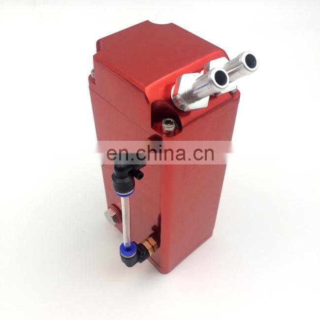 Square Oil Catch Can Reservoir Tank