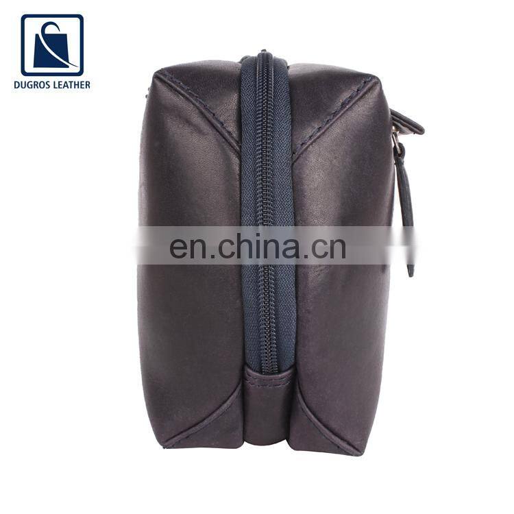 High Quality Best Selling Water Proof Lining Material Genuine Leather Toiletry Bag from Trusted Indian Exporter