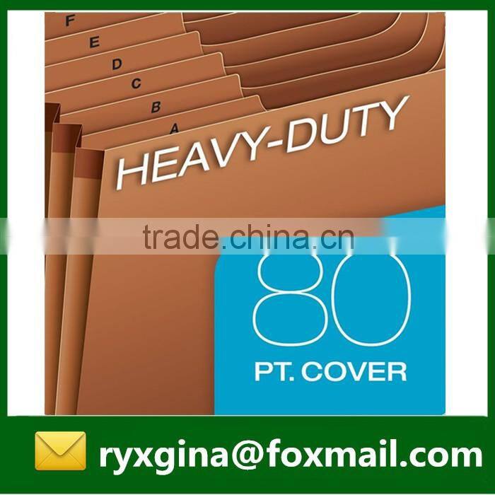 Latest arrival cardboard expanding file folder with handle