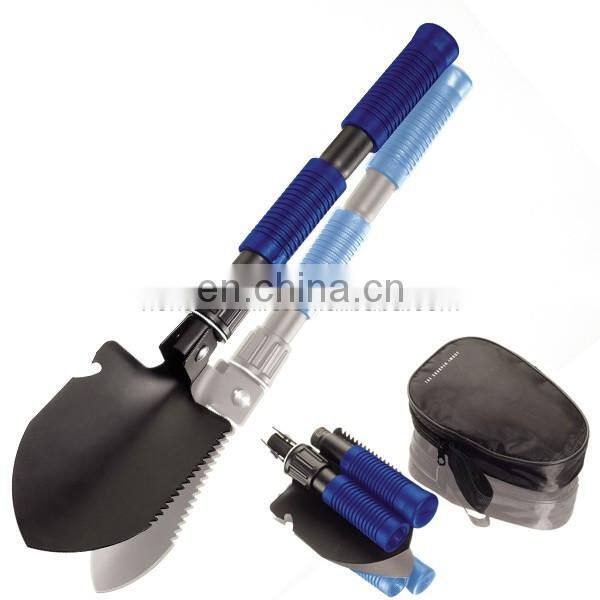 Multifunctional folding camping military shovel
