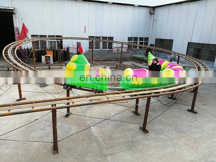 Best selling kids mini caterpillar roller coaster price for sale