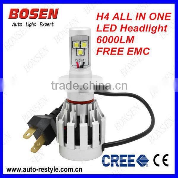led HID system all in one head light H4,H8 H11 H16 9005 9006 P13W,PSX26W