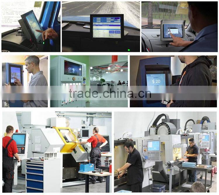 intel Atom D525 17 inch fanless industrial panel pc