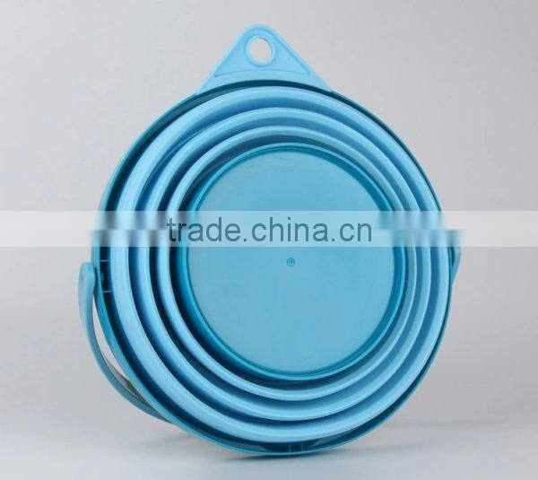 Portable Space Saver Outdoor New Collapsible silicon Round Water Bucket Container