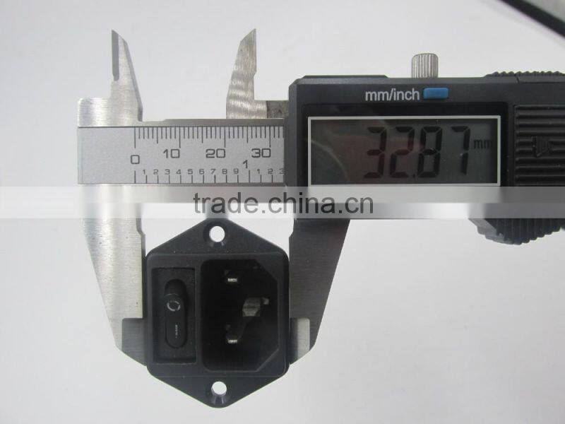 IEC electric switch and connector socket Environmental PVC material