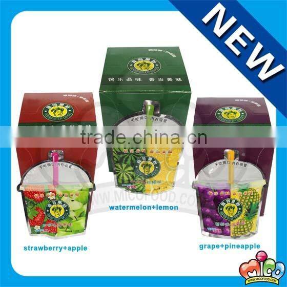 double flavored instant fruit powder