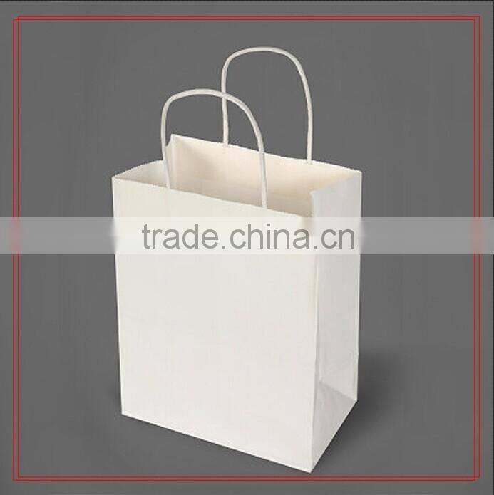 multicolor stripe paper bag rope handle custom 2014