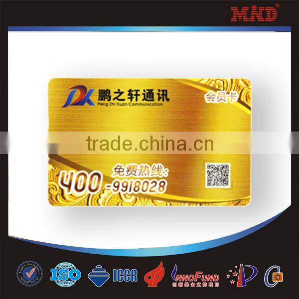 MDC1372 PVC blank white plastic high quality iso 7810 pvc card