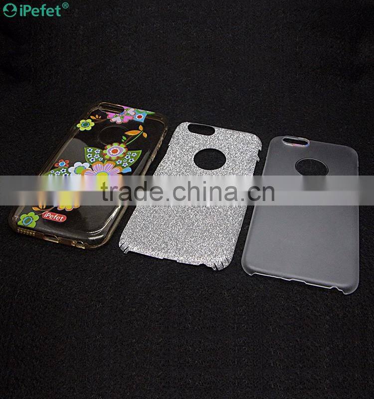 Hot selling flower pattern 3 in 1 design phone case for iPhone 6