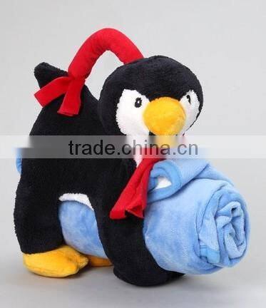Plush toy with blanket