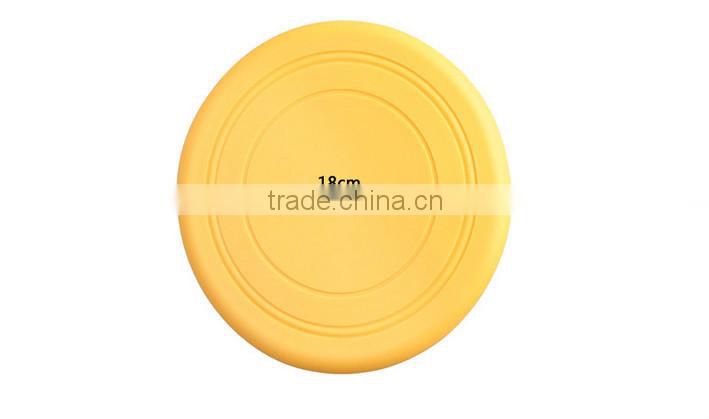 2015 Wholesale professional silicone frisbee, dog toy