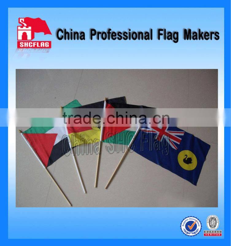2014 World Cup Colorful Sports Hand Flags National Flag