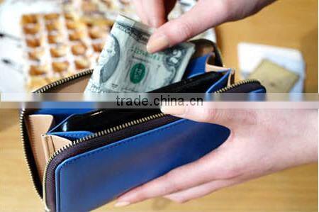 Fashion Crown Multifunctions Women Long Wallet/Leather Phone Bag/Crad Holder/Coin Purse