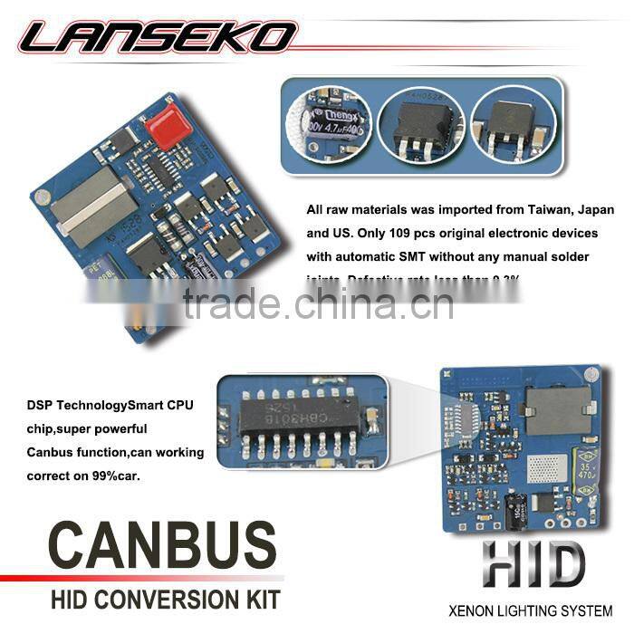 Newest !!! 2 years warranty DSP Technology Smart CPU chip slim hid ballast 55w