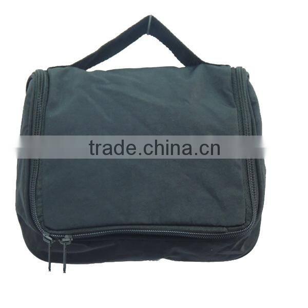600D polyester black handle tool bag with several mesh pockets