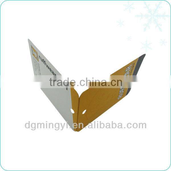 round corner folded paper cards