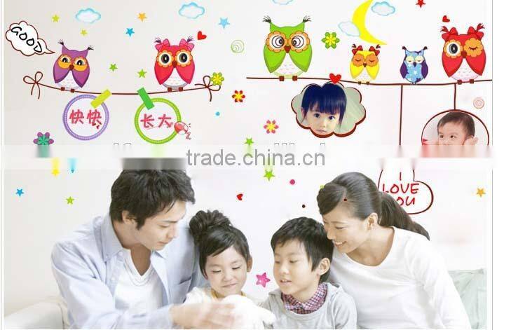 ALFOREVER big size whiteboard owl tree sticker,owl tree decals,owl decals