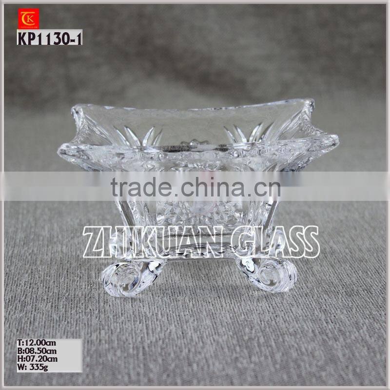 Hot Selling Cheapest 3 sets Glass Plate/Glassware/Dinner ware/Tableware Glass Bowl