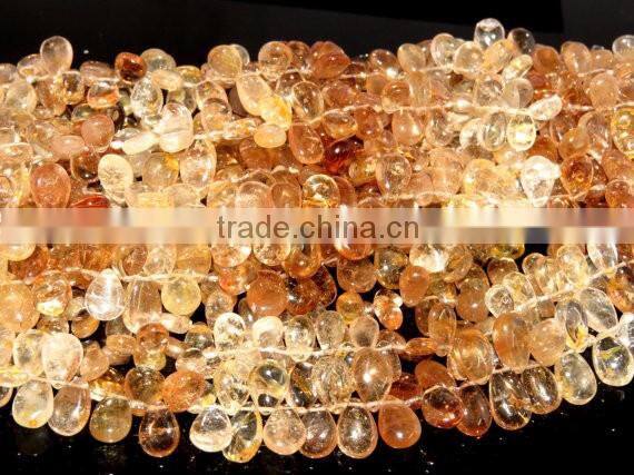 Imperial Topaz Pear Shape Beads