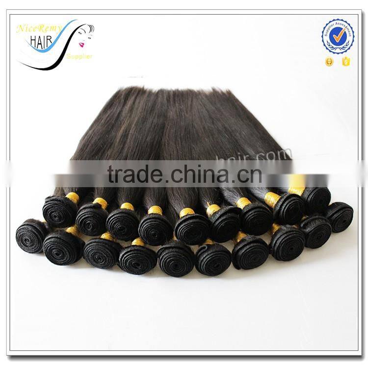 Top Quality Fast Delivery Wholesale Brazilian Bundle Hair Natural Black Color 100% Virgin Human Hair Weave