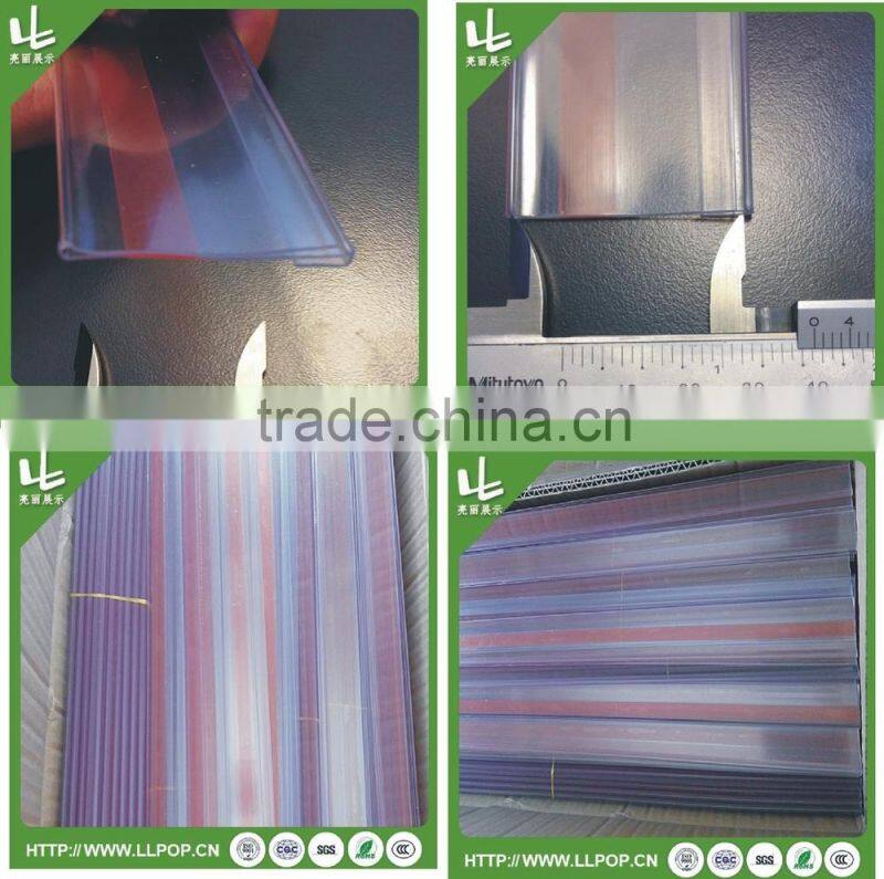 Plastic Shelf Label Any Color Data Strip
