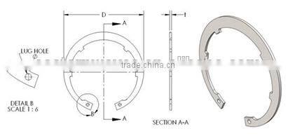 self locking internal k-rings for bore ,16-170mm (DIN984/JK)