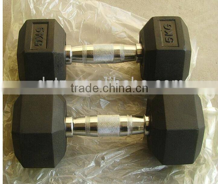 hot sale muscle building commercial hex dumbbell TZ-8001