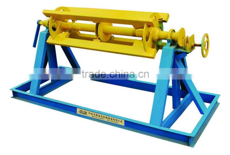 Cheap Price for Glazed tile roll forming machine with decoiler machine