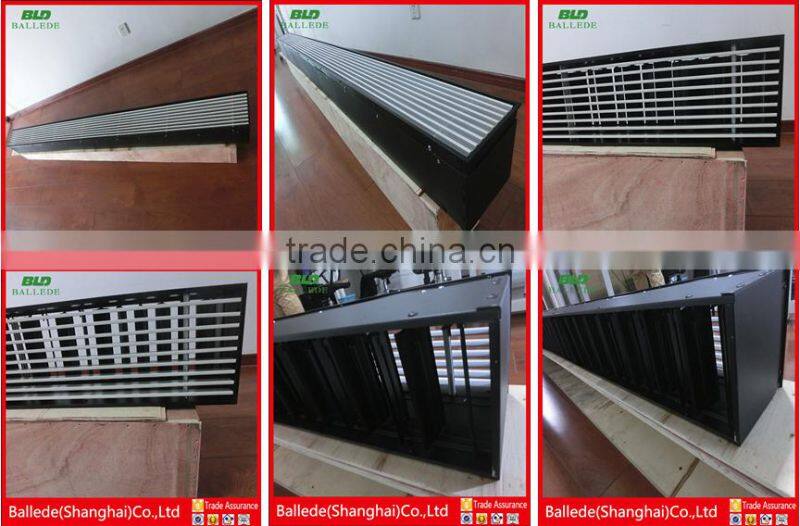 aluminum linear bar grille air diffuser