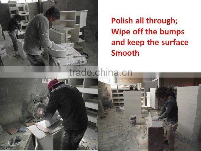 Hot sell White floor-mounted tall bathroom corner cabinet