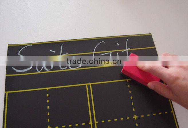 Flexible Magnetic chalk board sheet,standard and custom