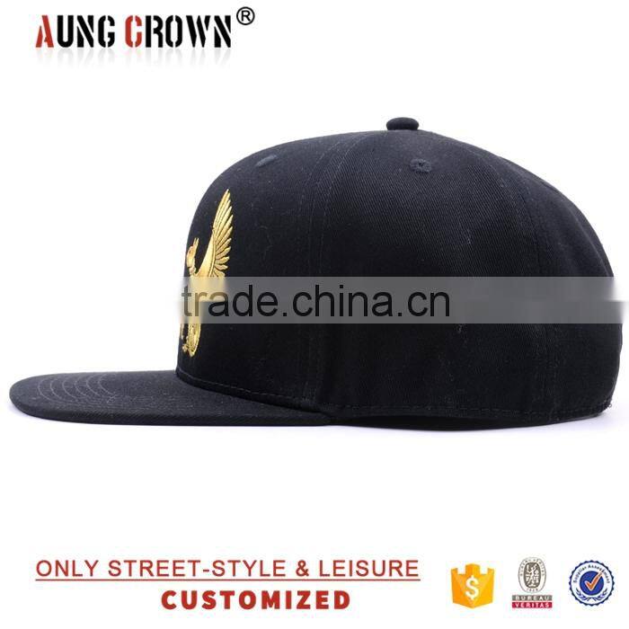 acrylic simple design embroidered snapback caps