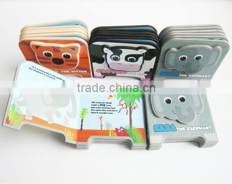 Nice mini shaped baby EVA foam book printing