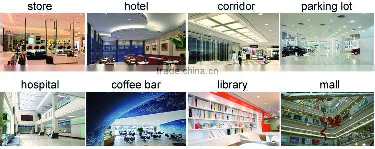 Adjustable 3*5W COB led grill light brushed black rectangular led decorative grille panel