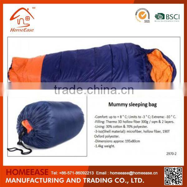 Hot Selling Mummy Style Camping High Quality Sleeping Bag