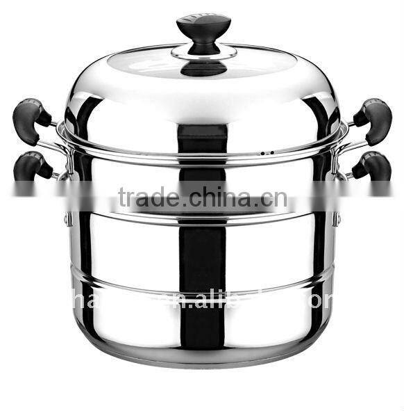 Charms stainless steel commercial steamer pots cookware