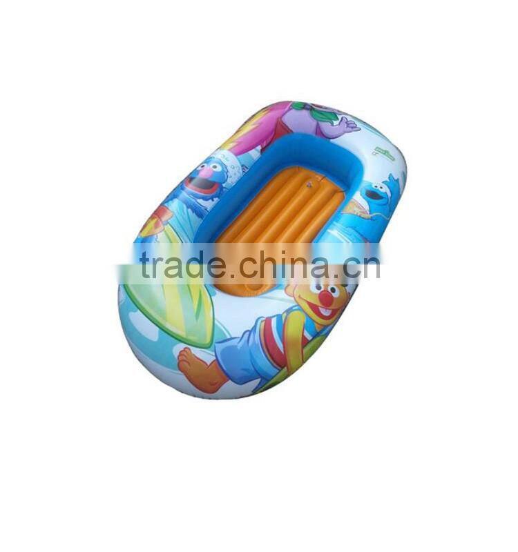 2016 Wholesale children plastic air inflatable boat hot sale inflatable boat