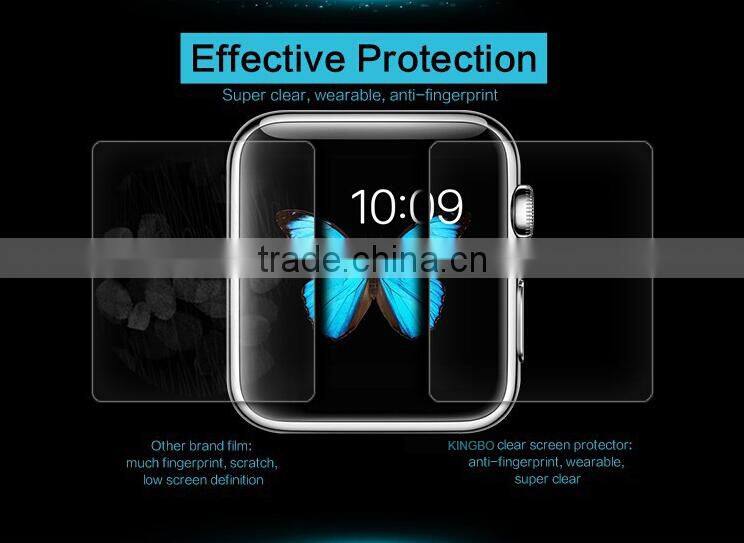 100% Full Screen Cover !! High Clear Watch screen protector for Apple Watch