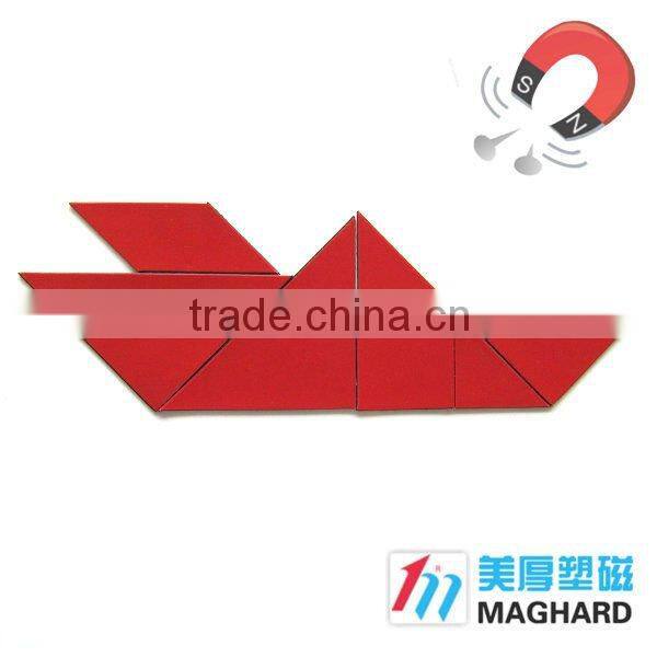 right angled isosceles triangle Magnetic Jigsaw Puzzle Educational Toy