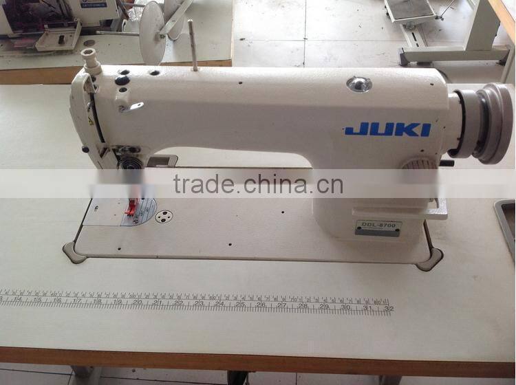 80% new used juki 8700 ,5550 japan industrial sewing machine