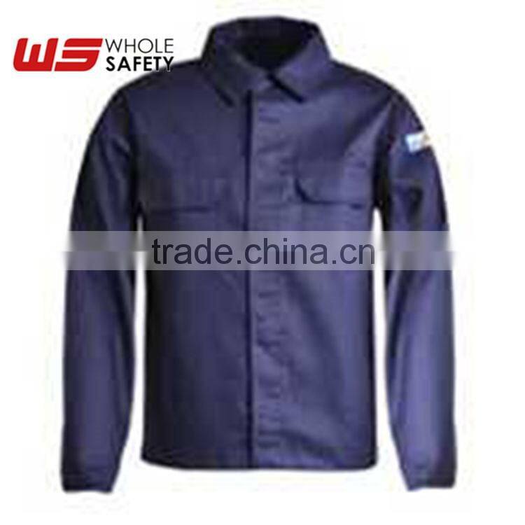 inherent Flame Retardant FR Navy Button Up Shirt