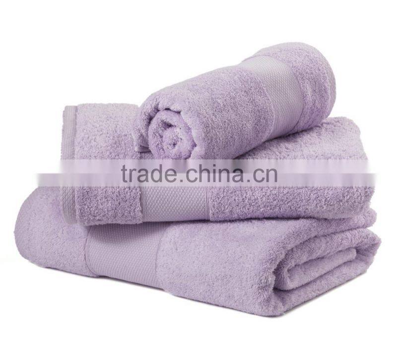 2016 hot sale Super Cheap wholesale bath towel set with colorful dobby
