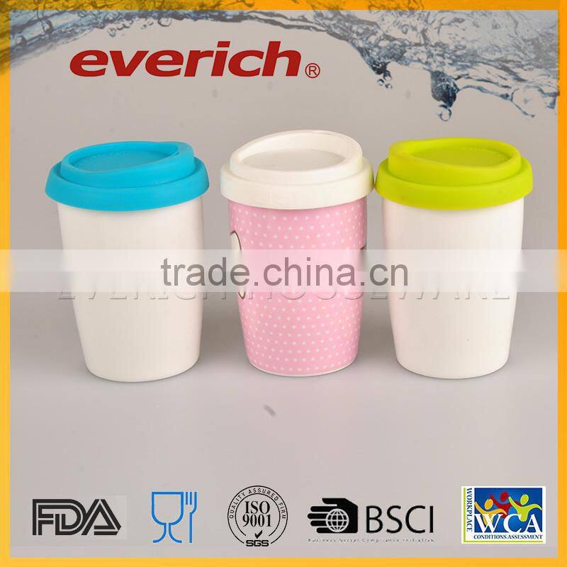 Fashion nice design practical widely used unique custom mug with lid