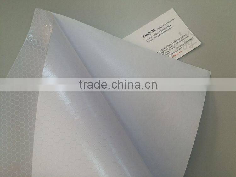 Reflective sticker banner, self adhesive vinyl