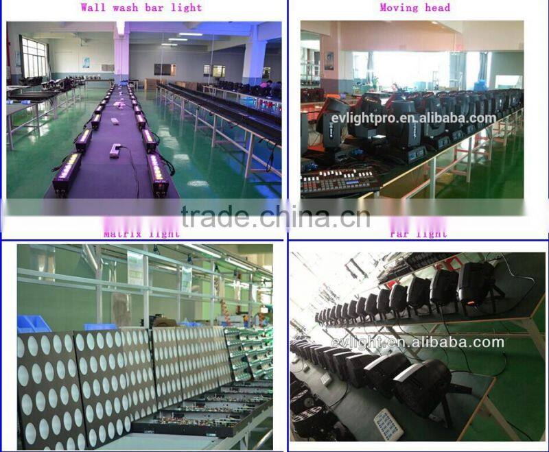 RGBWA good color mixing indoor wall washer light 72x3w