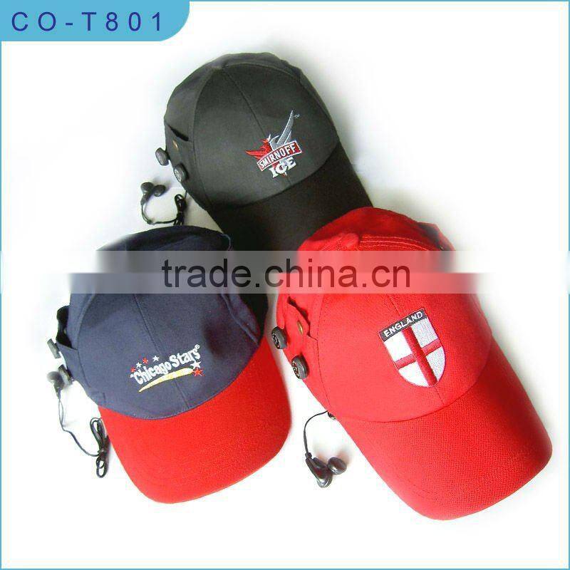 Hot-selling Radio cap,FM cap for promotion