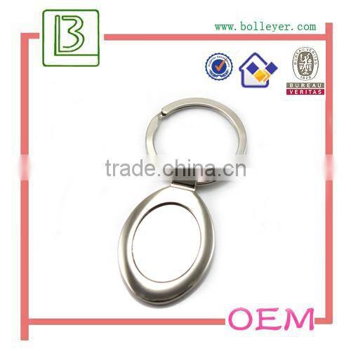 sublimation round logo keychain for advertising
